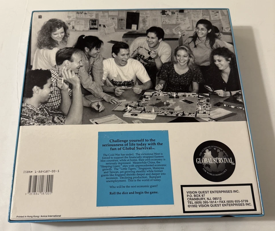 Vintage Global Survival Board Game by Vision Quest - 1992 Edition - Complete! - Image 2 of 4