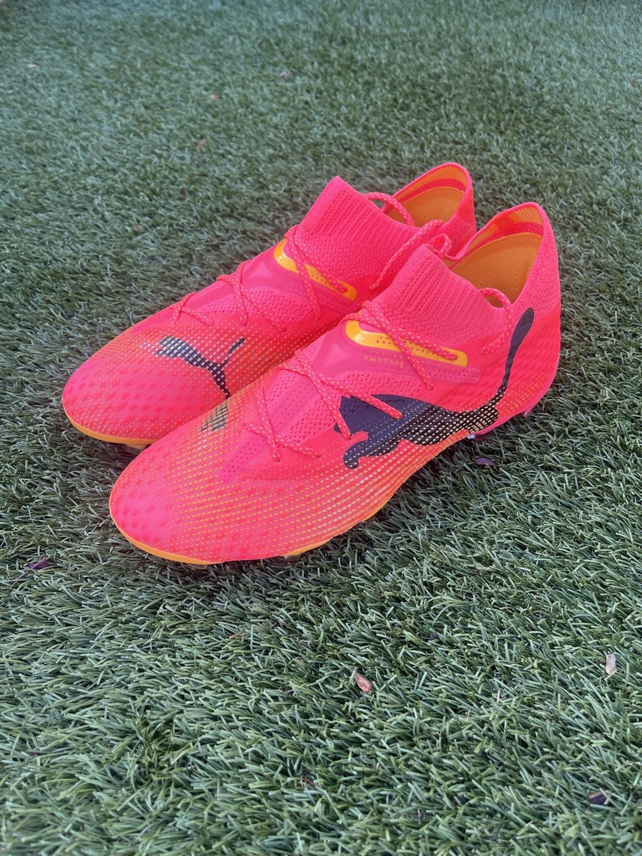 PUMA Future Ultimate FG/AG Elite Football Boots Pink and Orange