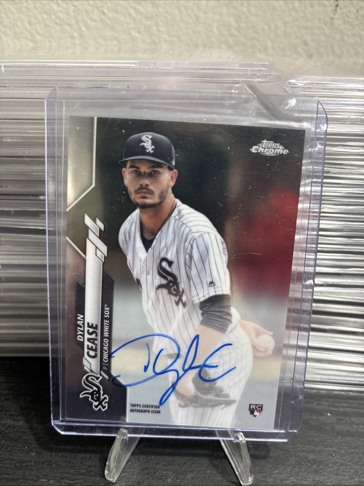 2020 Topps Chrome - Rookie Autographs Dylan Cease #RA-DCE (AU, RC)