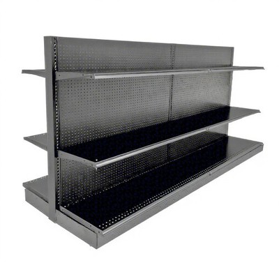 36X12X84'' Display Merchandiser Unit, Excluding Shelves, Black