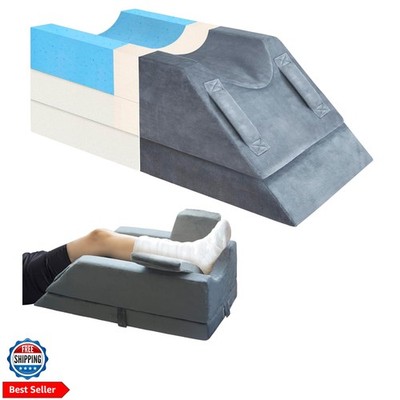 4-Height Adjustable Leg Elevation Pillows for After Surgery, Injuries, or Res...