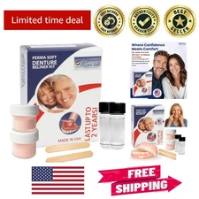 Trusted Perma Soft Denture Reliner - Custom Comfort & Secure Fit for 2 Plates