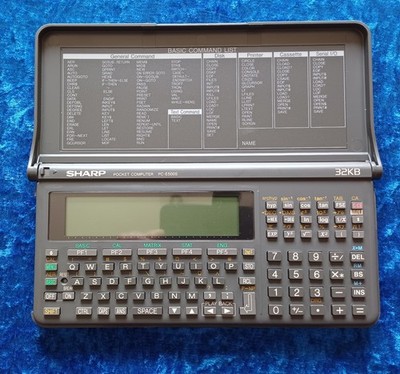 SHARP POCKET COMPUTER PC-E500S 32KB ENGINEER SOFTWARE, gebraucht