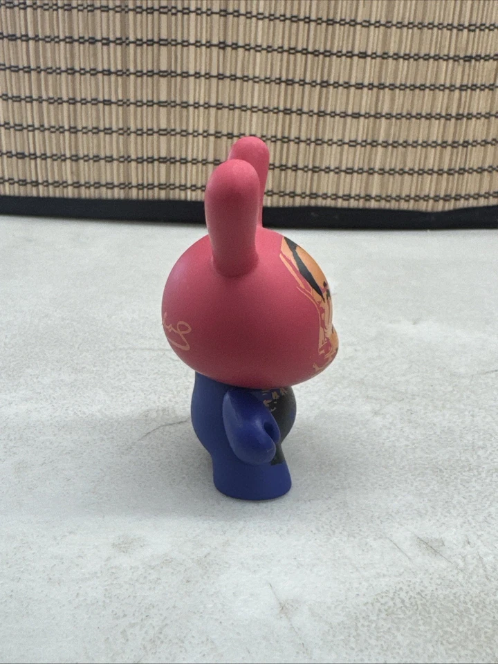 Kidrobot Andy Warhol Dunny Series 2 MAO 3" Mini Vinyl Art Figure Red & Blue - Image 3 of 4