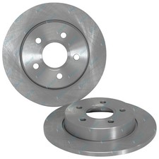 2 Rear Disc Brake Rotors for Ford Focus LS LT LV 4cyl 2.0L 2005-2010