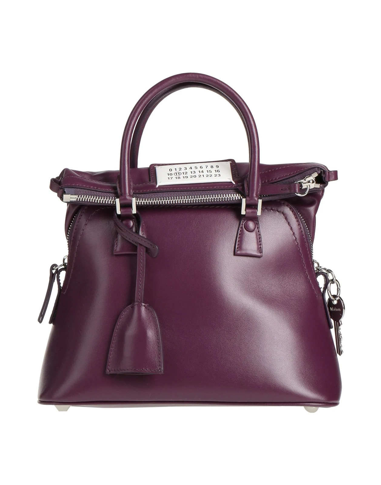 Maison Margiela - Women - Leather Tote - Dark purple 400990₽