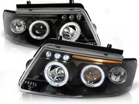 Angel Eyes Scheinwerfer Set In Schwarz FüR VW Passat B5 3B 11.1996-08.2000