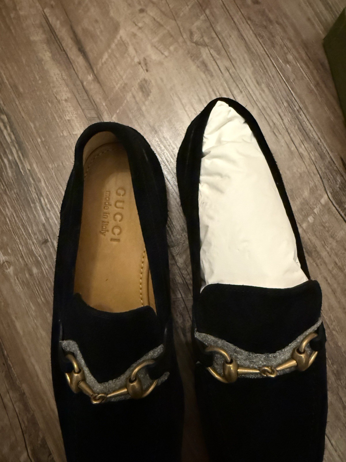 Gucci Men's Jordaan Suede Bit Loafers image 2