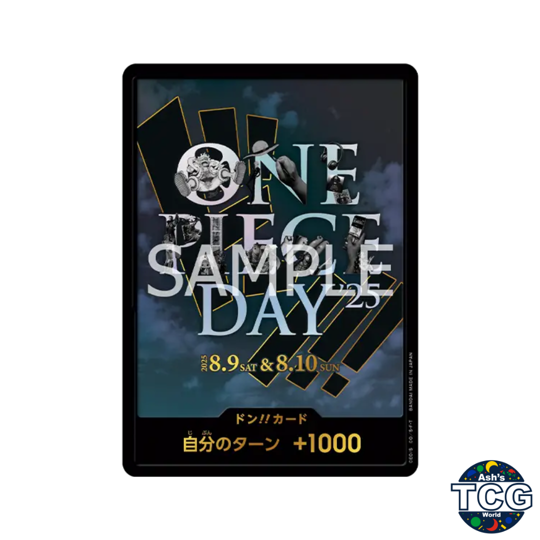 ONE PIECE DAY'25 Limited Premium Card collection Promo Luffy