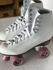 Chicago Ladies Women  s Rink Roller Skates Size 10 White EUC
