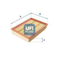 UFI Luftfilter Filtereinsatz FüR Ford Fiesta IV 1.25I 16V 1.3I Puma Mazda 121