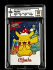 2024 Pokémon CG 10 Pristine PIKACHU Christmas Data TCG XMAS Holiday CGC PSA 4