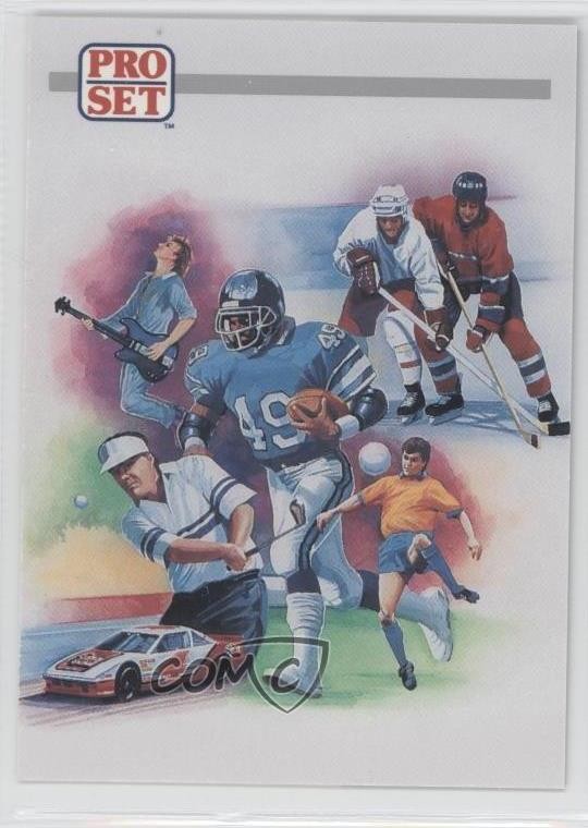1991 Pro Set Brand Promo Pro Set Historical Notes #PRO001 0q3