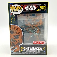 Funko POP! Star Wars CHEWBACCA (RETRO) #570 Target Exclusive with Box Protector
