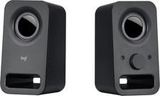 Logitech - z150 2.0 Multimedia Speakers 2-Piece - Black