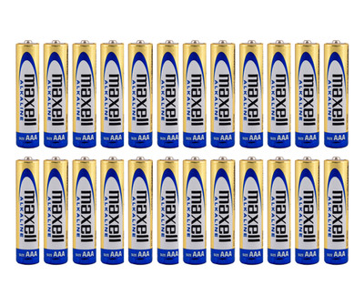 24er Box Maxell Batterien AAA Micro LR03 Alkaline z.B. für LED Leuchten uvm.