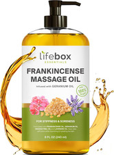 Frankincense Massage Oil   100 Pure  Natural - Massage Therapy Oil for Sorenes