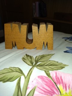 Wooden Hand Carved Mum Ornament Tactile Gift Home Decor