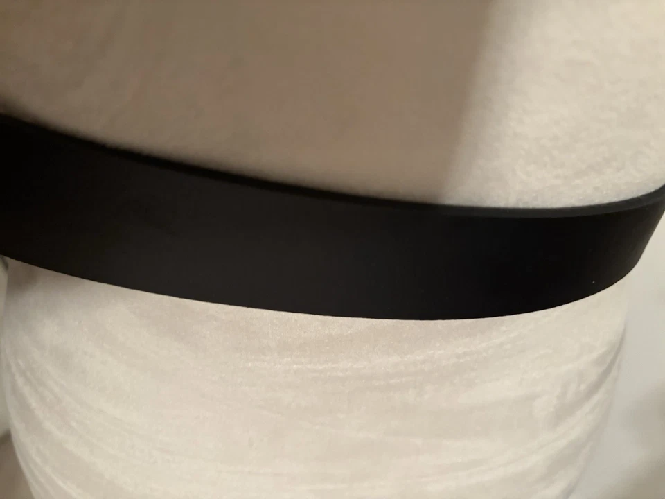 Cinturón de cuero negro vintage Y2K Calvin Klein talla mediana nuevo con etiquetas Foto 3 de 4