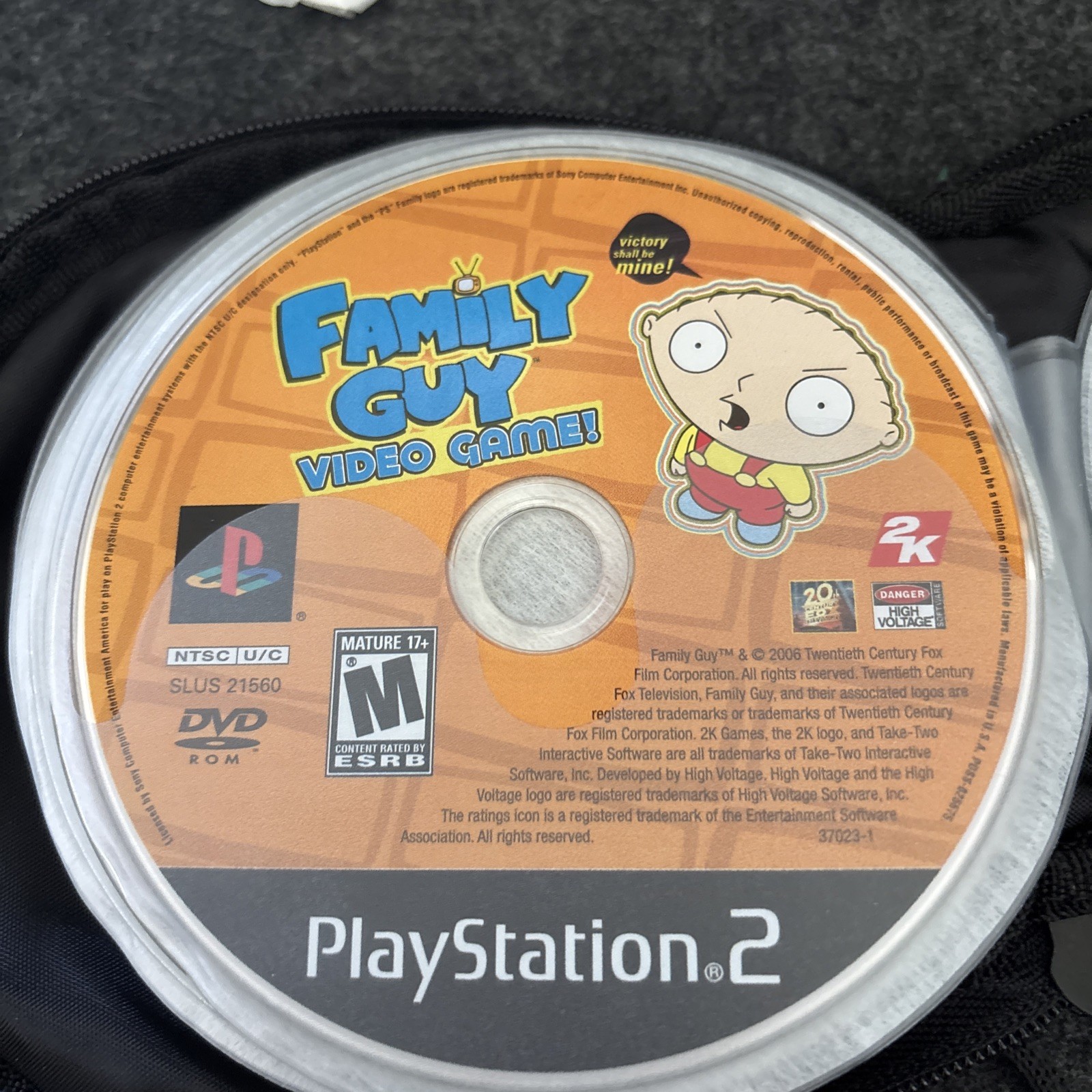 Family Guy Video Game! - Sony PlayStation 2 PS2 - Disc Only 