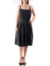 MICHAEL KORS Womens Blue Spaghetti Strap Knee Length Sheath Dress Size: 10