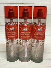 Bath Body Works Milk Bar Peppermint Bark Truffle Fragrance Mist 8oz x3