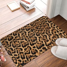 Leopard Cheetah Print Bath Mats For Bathroom Decor Animal Skin Pattern Leopard Cheetah Print Bath Mats For Bathroom Decor Animal Skin Pattern