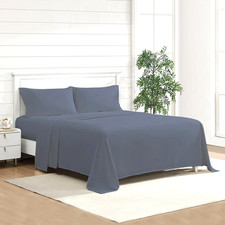 Jennifer Adams Home Eternal 4-piece Sheet Set - Blue - Cal King Size - 1375241