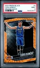 2024 Panini Prizm Black Basketball Orange Wave Luka Doncic #5 PSA 9