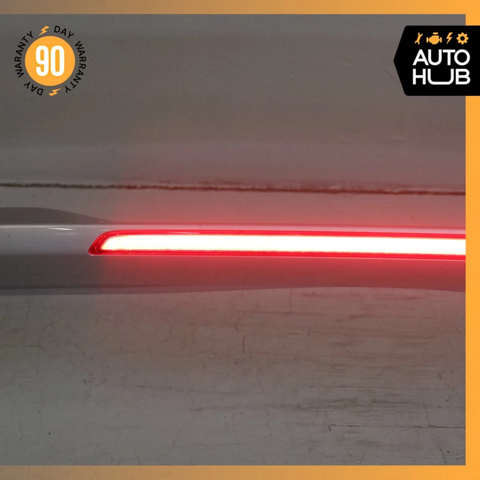 Alerón moldura tapa maletero 15-18 Porsche Cayenne 958 GTS plateado OEM 31k Foto 4 de 4