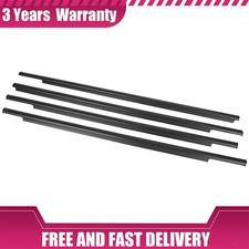 4pcs For 2006-2012 Mitsubishi Outlander Window Weatherstrip Seal Belt Moulding