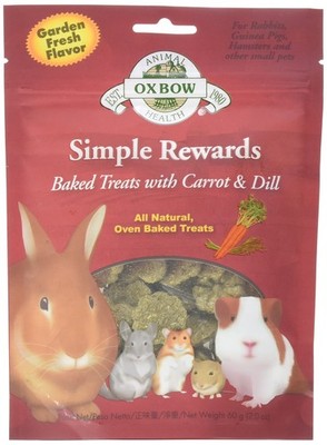 New Simple Rewards All Natural Oven Baked Treats with Carrots, Dill and Timot...