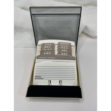 Vintage Rolodex S-3100 Covered Card File System