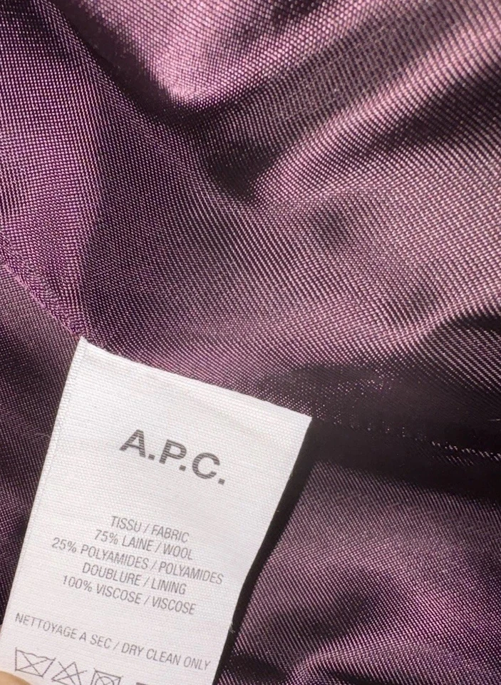 APC Long Wool Coat FR38 / US6 Sezane Rouje Paris Arket COS  - Image 4 of 4