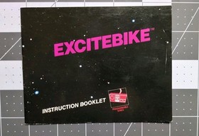 NES Nintendo Excitebike 3 Screw Cart + Game Manual, Mint