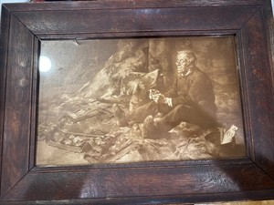Antique Vintage Photograph And Frame By Gilbert 1886 15 By 11