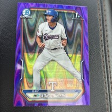 2026 Bowman Chrome SEONG-JUN KIM BCP-45 Purple Raywave /250 1st Bowman