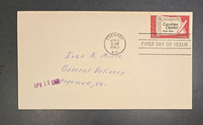 Carolina Charter FDC, Scott # 1230, 5 Cent, APR 6, 1963, Edenton, NC