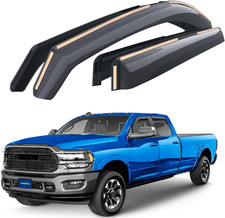 Shatterproof In-Channel Window Deflectors for Dodge RAM 2500 3500 New Body Styl