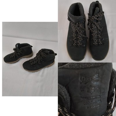 Danner Vibram Mountain 600 Boots Women's 8 Black  Arctic Grip Primaloft #W5091