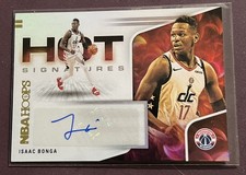 2020-21 Panini NBA Hoops - Hot Signatures Isaac Bonga #HS-IBO (AU)
