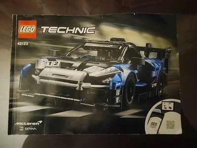 Lego Technic 42123 McLaren Senna GTR Instruction Book Manual Only 
