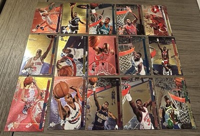 1993-94 Upper Deck Behind the Glass Complete Set of 15 With Jordan