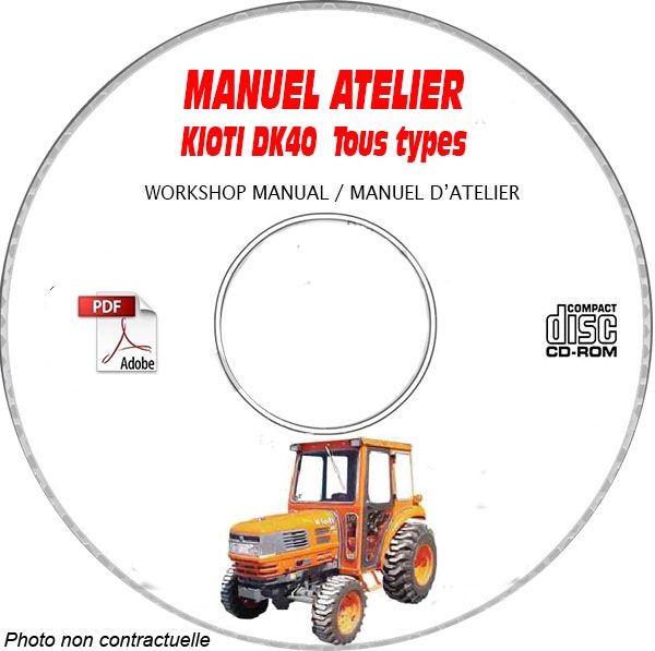 Réparer le système hydraulique DK40 Kioti avec ce manuel d'atelier