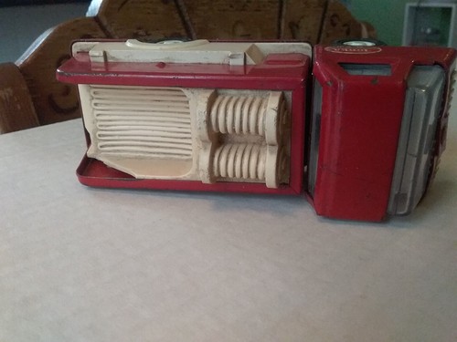 Vintage Tonka Small Pumper Red Fire Truck Metal & Plastic # 55250 - Picture 11 of 16