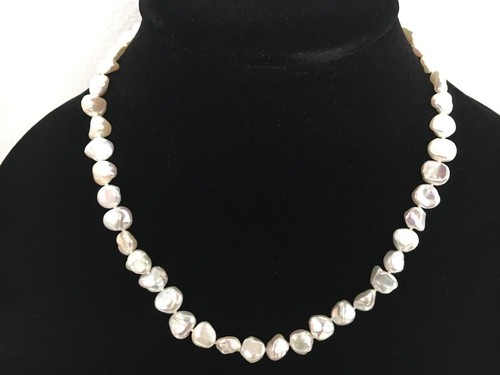 Hilo de perlas Keshi cultivadas Iridesse con plata de ley - Tiffany & Co. #3 - Imagen 1 de 3