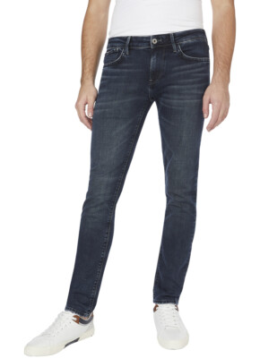 Pepe Jeans Herren Jeans HATCH Regular Slim Fit - Blau - Blue Black Wiser W28-W40