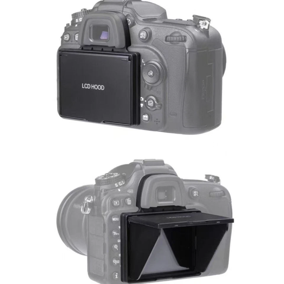 Camera screen protector shade cover For Nikon D3200 D3000 D7500 D750 - Image 3 of 4