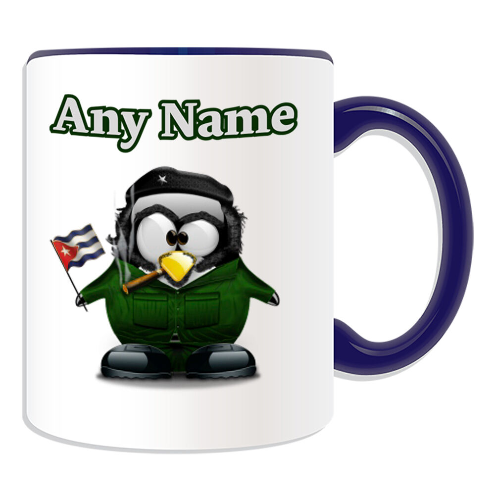 Personalised Gift Che Guevara Mug Money Box Cup Fun Novelty Penguin Cartoon  Name | eBay