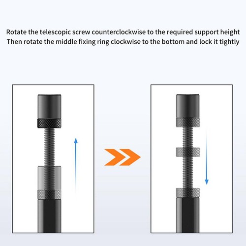Graphics Card Brace Telescopic Rotating Stand Bracket Video Card Sag Holder - Afbeelding 4 van 18